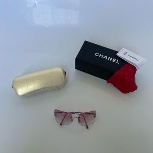 Vintage Chanel Rhinestone Sunglasses